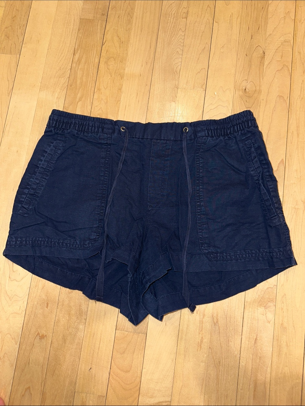 GAP Navy Drawstring Waist Athletic Shorts